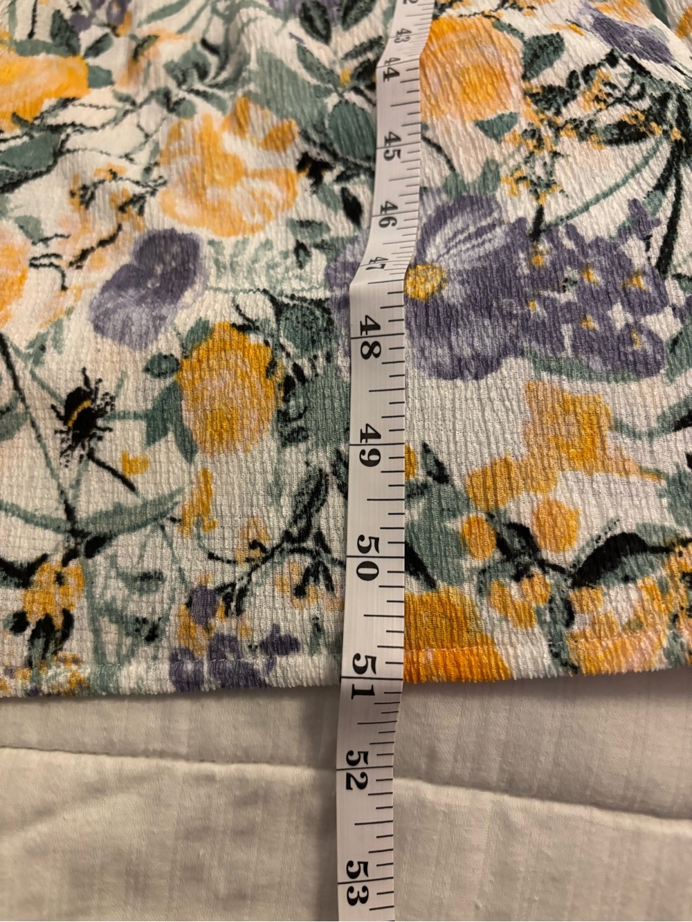 Lane Bryant Plus-Size 18/20 Smocked-Bodice Square-Neck Maxi Dress Spring Floral - Picture 6 of 7